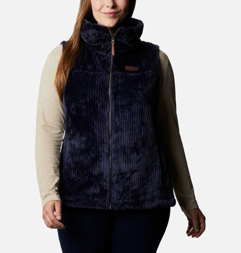 Vesta Columbia Fireside Sherpa Dama Bleumarin | Plus Size SES7890ZQ